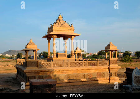 Il cenotafio ; in memoria della famiglia reale Bhuj ; ; ; Kutch Gujarat ; India Foto Stock