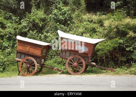 Munnar , stazione di collina , Idukki distretto , Ghats occidentale montagna , Kerala , India , Asia Foto Stock