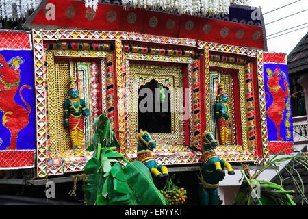 Ratholsavam Chariot Festival ; Palghat , Palakad , Palakkad , Kerala , India , Asia Foto Stock