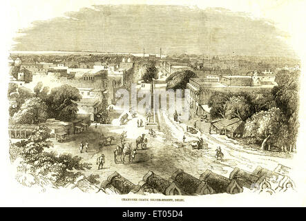 Chandni Chowk ; silver street ; Delhi ; India Foto Stock