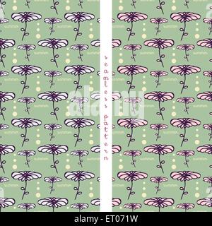 Set di pattern senza giunture Illustrazione Vettoriale
