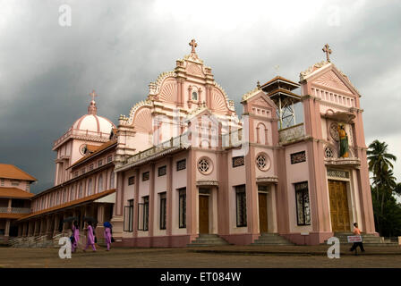 Cattedrale di San Tommaso, Chiesa di San Tommaso, Cattedrale cattolica di Syro Malabar, Irinjalakuda, Thrissur, Kodungallur, Kerala, India, Asia Foto Stock