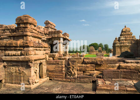 UNESCO World Heritage Site ; i templi di Pattadakal ; Karnataka ; India Foto Stock