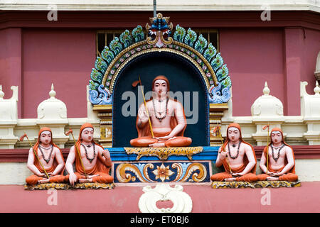 Adisankara Keerthi Stambha Mandapam, Kanchi Kamakoti Math, Kalady, Kerala, India, Asia Foto Stock