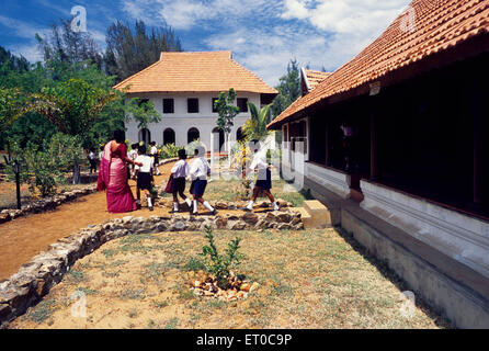 Casa cristiana siriana, Dakshinachitra, Muttukadu, Madras, Chennai, Tamil Nadu, India, Asia Foto Stock