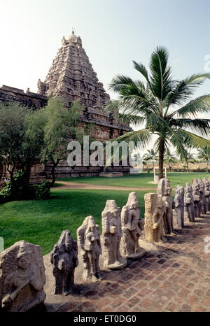 Tempio Brihadeshwara ; Gangaikonda Cholapuram ; Tamil Nadu ; India Foto Stock