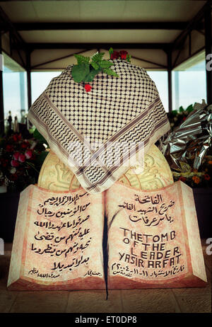 Yasser Arafat la tomba di Ramallah Foto Stock