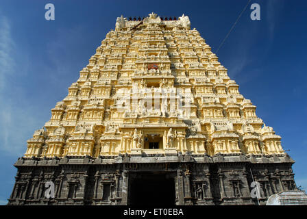 Sri Ekambaranathar templi in ; kanchipuram ; kancheepuram ; Tamil Nadu ; India Foto Stock