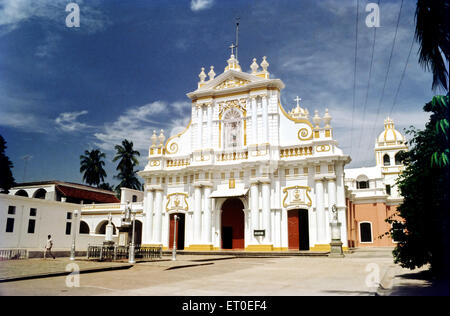 Cattedrale di Nostra Signora immacolata concezione ; Pondicherry ; Tamil Nadu ; India Foto Stock