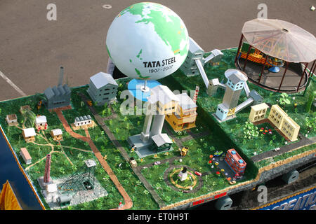 Città in miniatura, Tata Steel, Jamshedpur, Tata Nagar, Jharkhand, India, città indiana Foto Stock