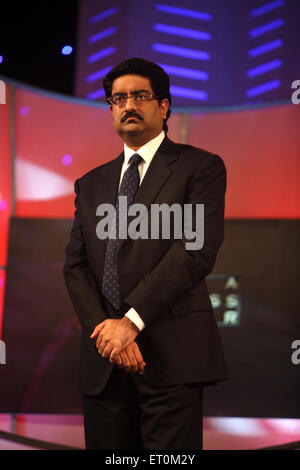 Kumar Il Mangalam Birla presidente di Aditya Birla Gruppo di CNBC TV18 Indian Business Leader Award Bombay Mumbai India Foto Stock