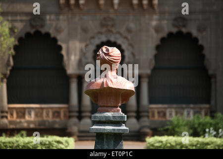 Maharaja, Nava Rajawada, Palazzo nuovo, Kolhapur, Maharashtra, India Foto Stock