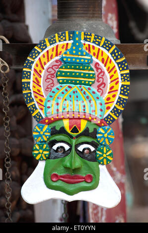 Maschera di ballerina Kathakali ; Mattancherry ; Cochin ; Kochi ; Kerala ; India ; Asia Foto Stock