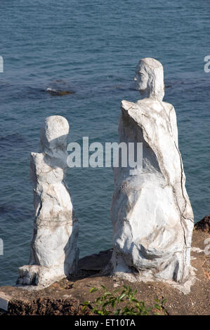 Dona Paula Baronessa von Leistner immagine del 1969 della statua indiana Panjim Goa India Asia Foto Stock