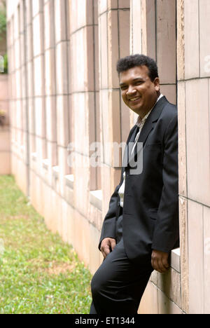 Studente Abhishek Mitra presso la Scuola indiana d'affari di Hyderabad ; Andhra Pradesh ; Telangana ; India Foto Stock