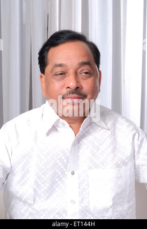 Narayan Rane, membro di Rajya Sabha, Narayan Tatu Rane, politico indiano, Maharashtra, India, Asia Foto Stock