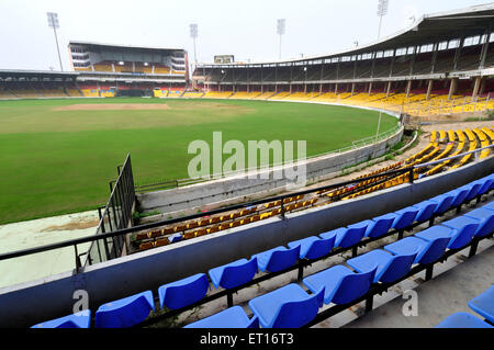 Stadio Motera, stadio Narendra modi, lo stadio più grande del mondo, associazione del cricket del Gujarat, Ahmedabad, Gujarat, India, Asia Foto Stock