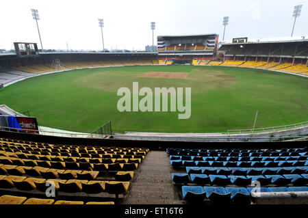 Motera Stadium of Gujarat Cricket Association Narendra modi Stadium più grande del mondo Ahmedabad Gujarat India Asia Foto Stock