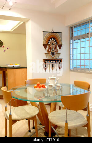 Interno della sala da pranzo ; Singapore Foto Stock