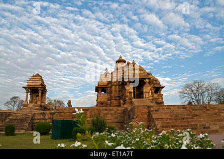 Devi Jagdambi Temple Khajuraho Madhya Pradesh India Asia Foto Stock