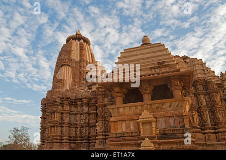 Devi Jagdambi Temple Khajuraho Madhya Pradesh India Asia Foto Stock