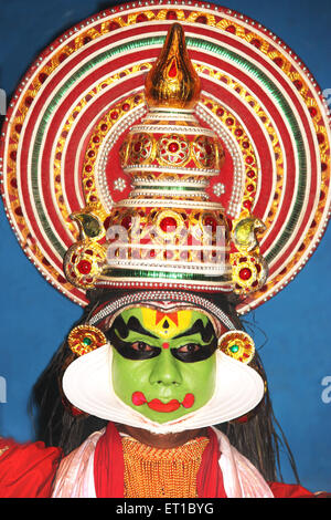 Kathakali dance show prestazioni a Mudra centro in Thekkady ; Kerala ; India Signor#764D 2009 Foto Stock