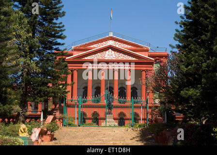 Magnifico edificio di alta corte ; Bangalore ; Karnataka ; India Foto Stock