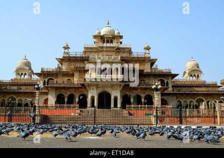 Albert Hall, Jaipur, Rajasthan, India Foto Stock