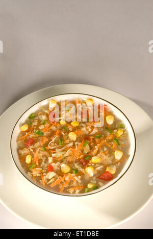 misal servito in ciotola Foto Stock