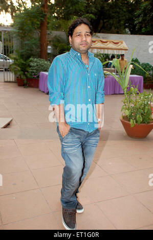 Kailash Kher, cantante di riproduzione indiana, compositore di musica indiana, India, Asia Foto Stock