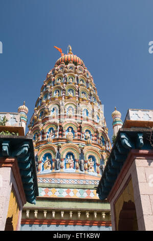 Tempio di Jagdamba, tempio indù, Siddhatek, Siddhtek, Jalalalpur, Karjat, Maharashtra, India, Asia, Asia, Indiana Foto Stock