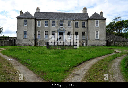 Buncrana Castello, Buncrana, County Donegal, Irlanda il colonnello George Vaughan tra 1716-18. Foto Stock