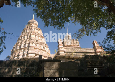 Sangemeshvar ; signore shankar tempio di Shiva fiume karha chamblis confluenza ; Sasvad village Purandar Pune Foto Stock