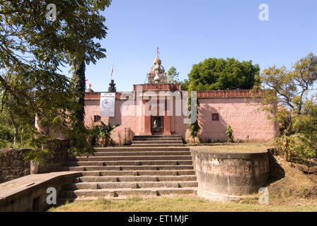 Shankar mahadev temple at village Hivray ; taluka Purandar ; district Pune ; Maharashtra ; India Foto Stock