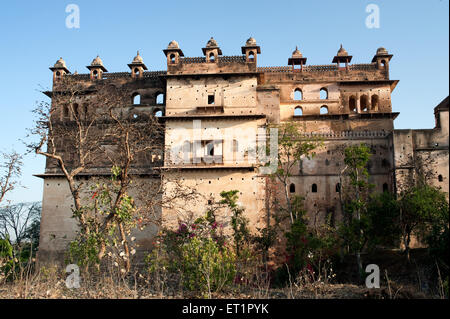 Raj Mahal Palace in Orchha ; Tikamgarh ; Madhya Pradesh ; India Foto Stock