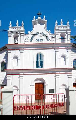 Immacolata concezione chiesa di vengurla ; Sindhudurga ; Maharashtra ; India Foto Stock