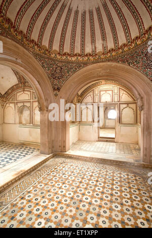 Hamam ; Hamami ; Hammam ; bagno antico ; Museo del Governo ; Bharatpur ; Rajasthan ; India ; Asia Foto Stock