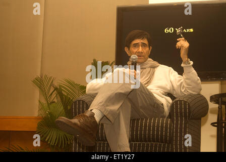 Dev Anand; attore di film indiano; Dharamdev Pishorimal Anand; scrittore; regista; produttore; India; Asia Foto Stock