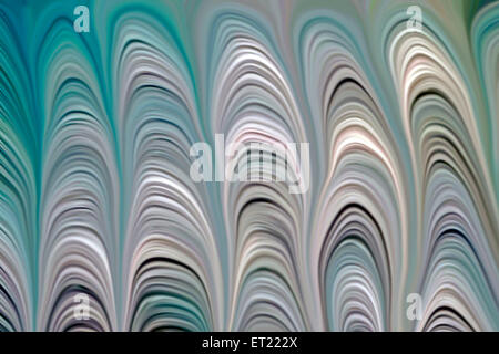 Moderna arte computer grafica digitale colori linea India Asia Foto Stock