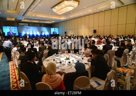 Kuala Lumpur, Malesia. 11 Giugno, 2015. I delegati frequentare il Forum Boao per l'Asia (BFA) Energia, risorse e sviluppo sostenibile conferenza a Kuala Lumpur, Malesia, 11 giugno 2015. Credito: Chong Voon Chung/Xinhua/Alamy Live News Foto Stock