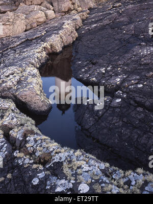 Beach Detail, Mellon Udrigle, Gairloch, Scozia Foto Stock