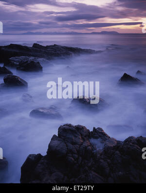 Beach Detail, Mellon Udrigle, Gairloch, Scozia Foto Stock