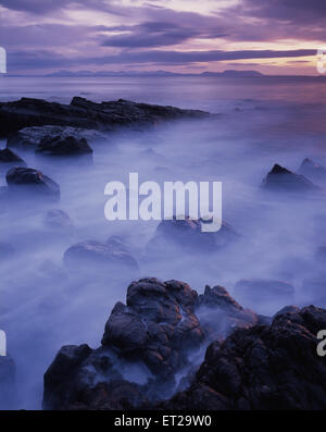 Beach Detail, Mellon Udrigle, Gairloch, Scozia Foto Stock