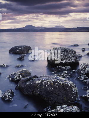 Beach Detail, Mellon Udrigle, Gairloch, Scozia Foto Stock