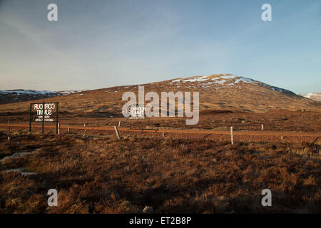 Il Corrour West Highland railway vertice. Foto Stock