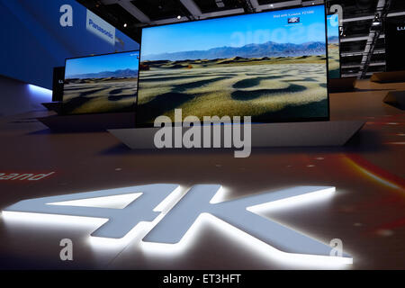 Berlino, Germania, stand Panasonic a IFA 2014 Foto Stock