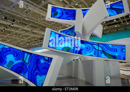 Berlino, Germania, stand Samsung a IFA 2014 Foto Stock