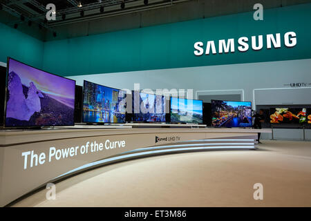 Berlino, Germania, stand Samsung a IFA 2014 Foto Stock