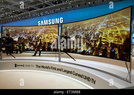 Berlino, Germania, stand Samsung a IFA 2014 Foto Stock