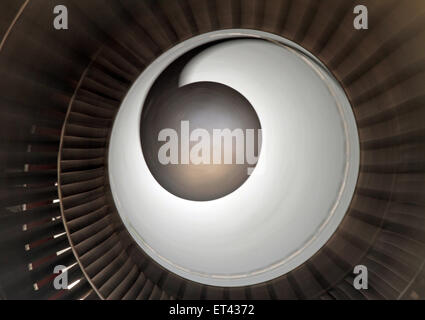 Schoenefeld, Germania, Jet motore Foto Stock